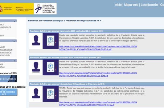 Fundación Estatal para la Prevención de Riesgos Laborales