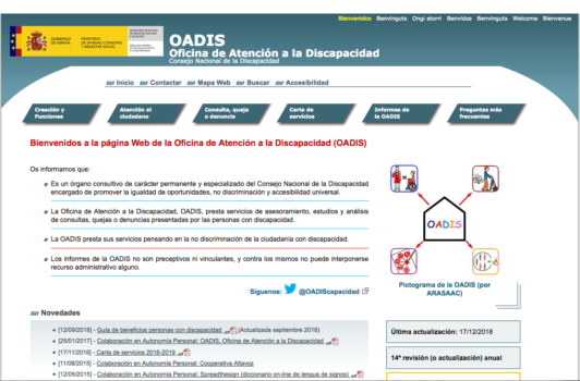 Oficina de Atención a la Discapacidad